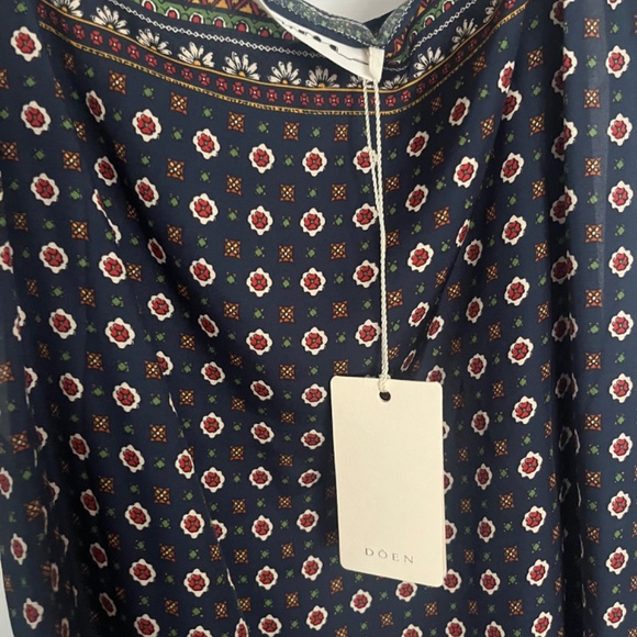 NWT DOEN MALIA DRESS IN MONTMARTRE FOULARD SMALL - Picture 7 of 9